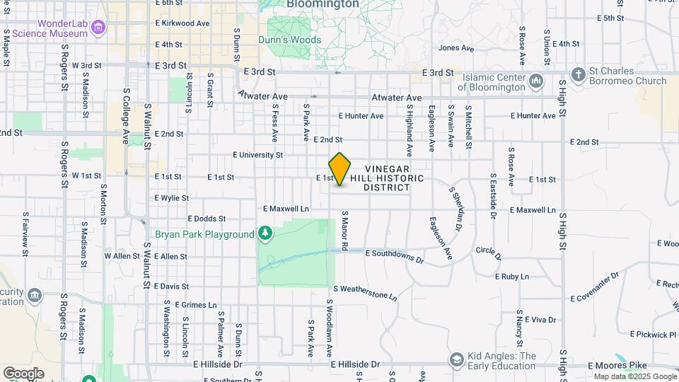 1011 E Wylie St Map and Location Details