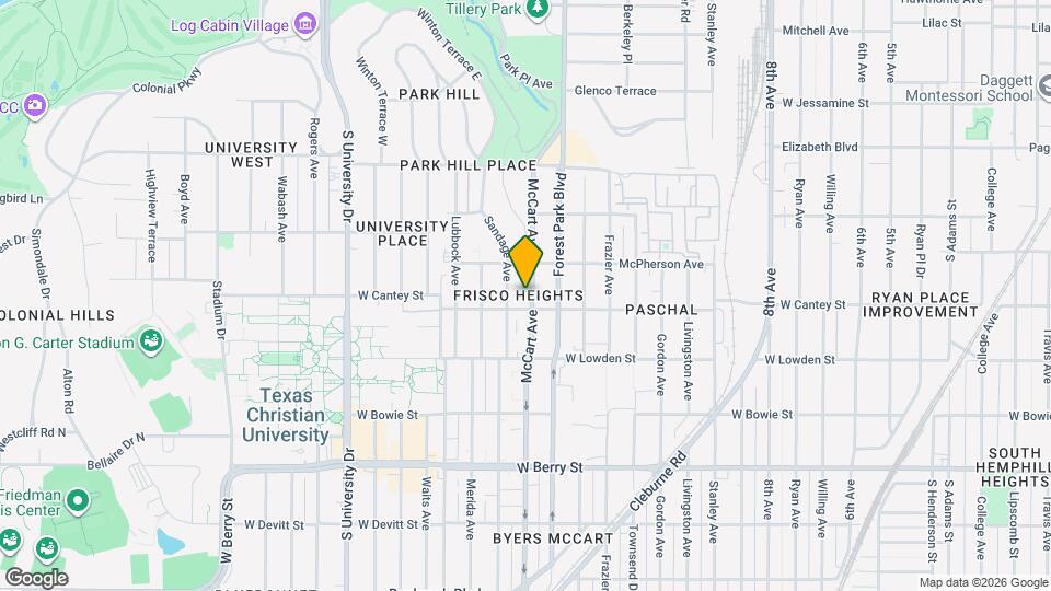 2728 McCart Ave Map and Location Details