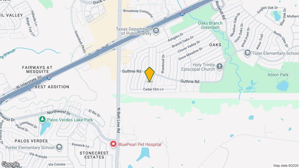 6509 Alta Oaks Dr Map and Location Details