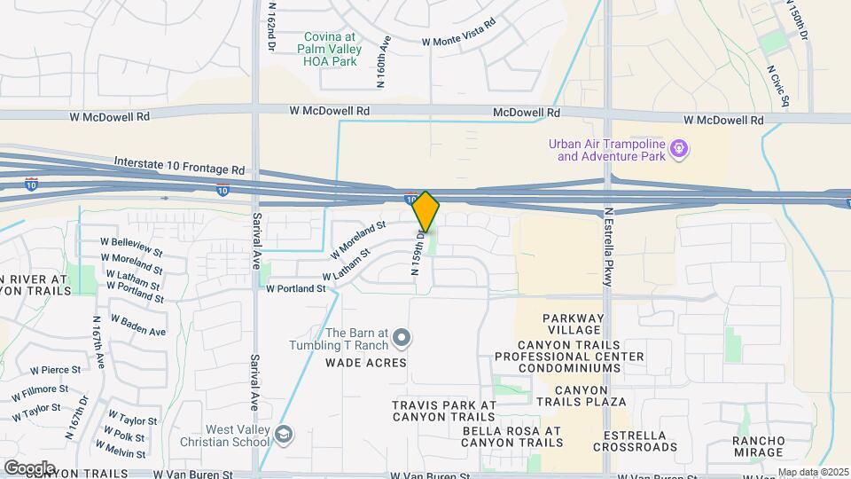 1151 N 159th Dr Map and Location Details
