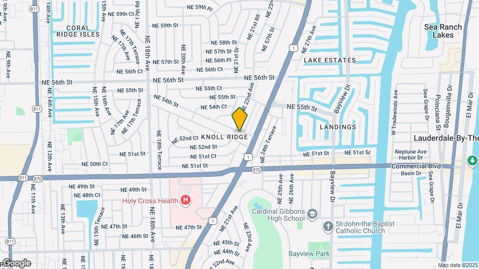 2210 NE 54th St Map and Location Details