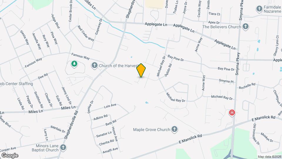 8313 Twisted Pine Rd Map and Location Details