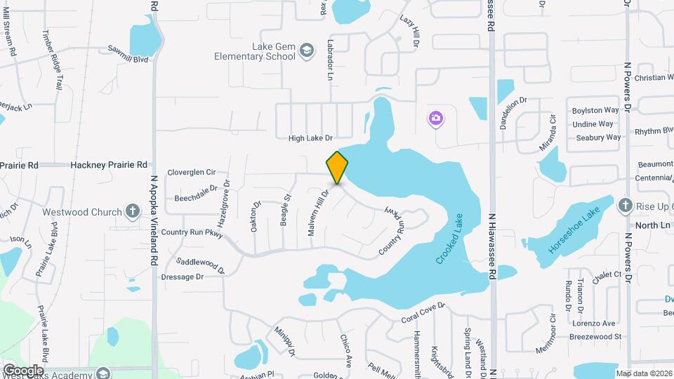 4545 Malvern Hill Dr Map and Location Details