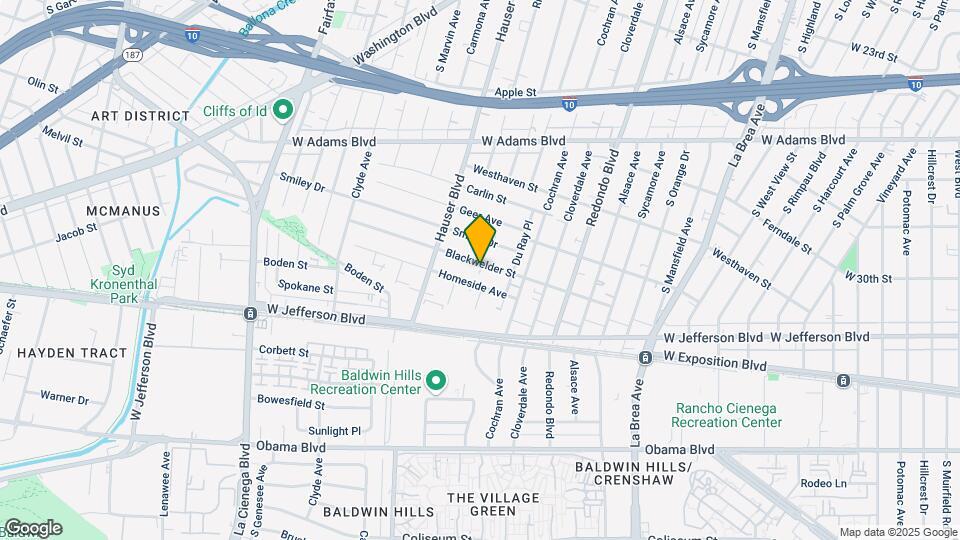 5410 Blackwelder St Mapa y Detalles de la Ubicación