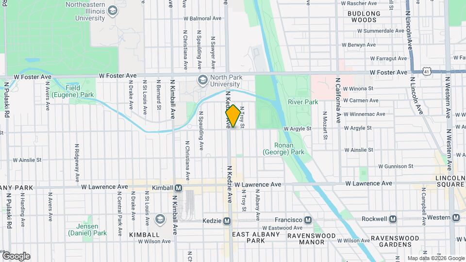 3157 W Argyle St, Unit 3E Map and Location Details