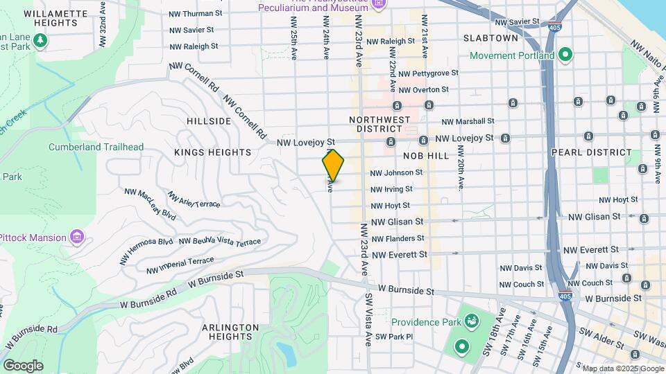 2391 NW Irving St Map and Location Details