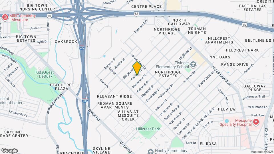 1400 Andrew St Map and Location Details