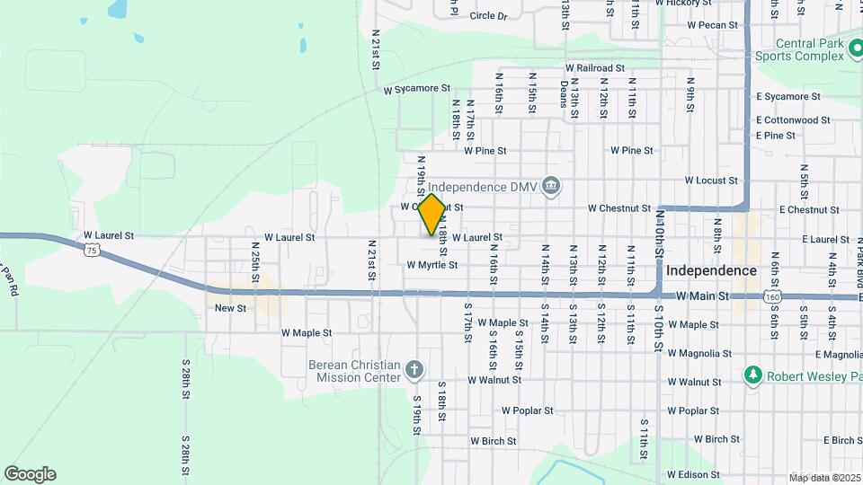 1209 W Laurel St Map and Location Details