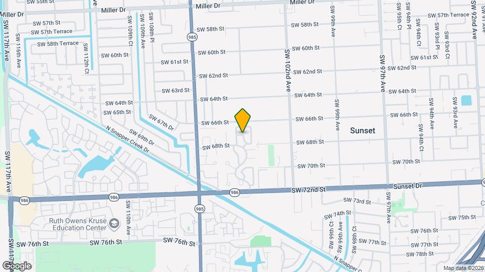 10400 SW 67th St Map and Location Details