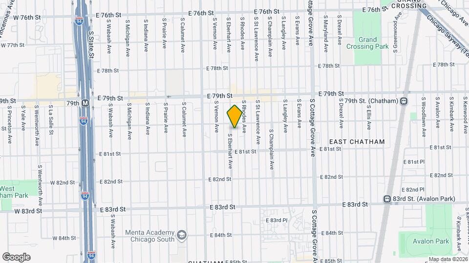 8017 S Eberhart Ave Mapa y Detalles de la Ubicación