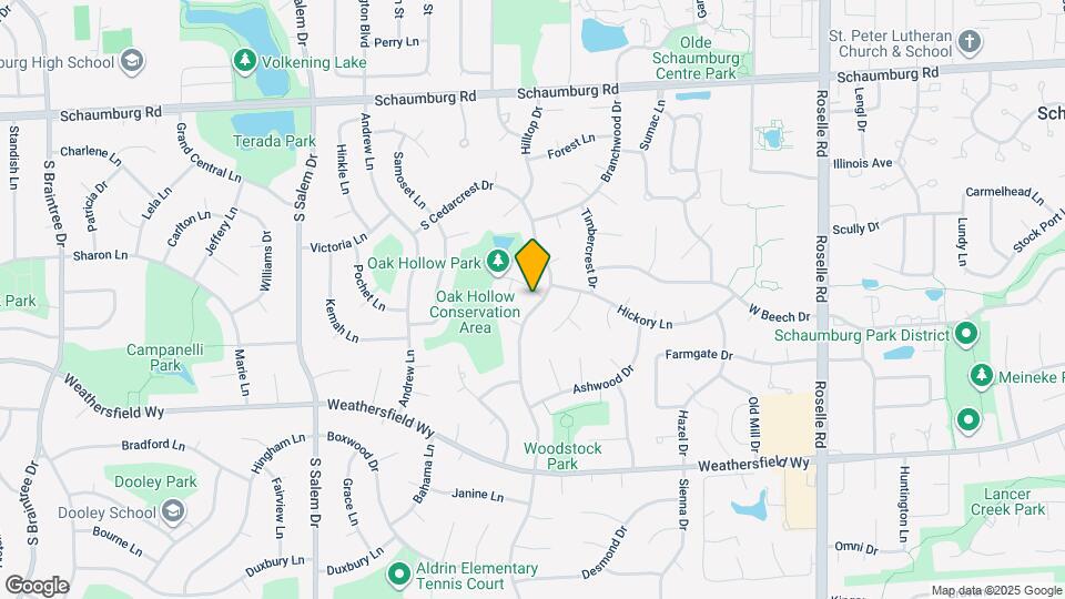 421 Spruce Dr Map and Location Details