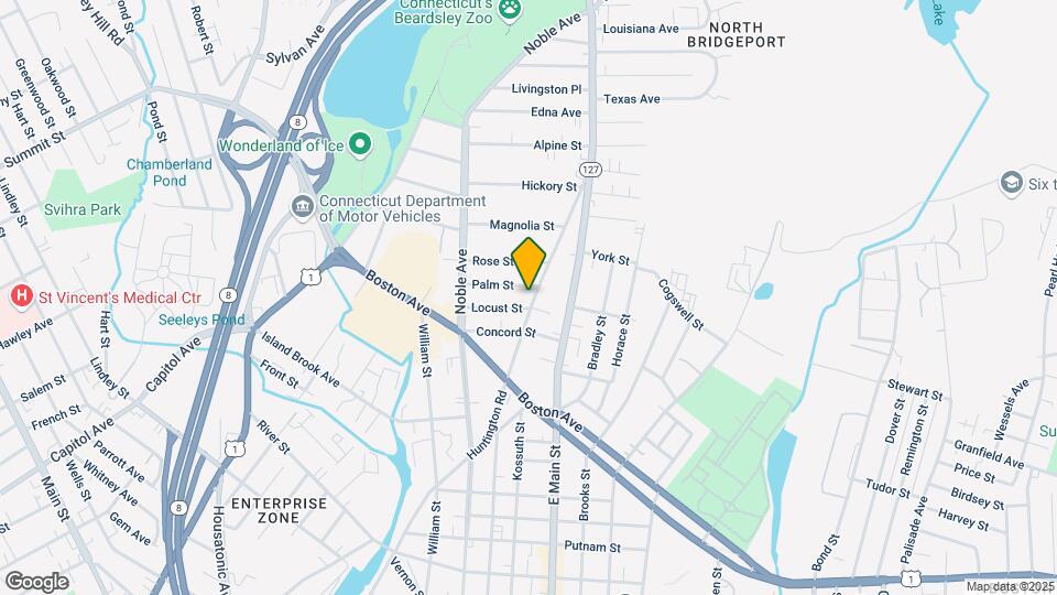 649 Huntington Rd Map and Location Details
