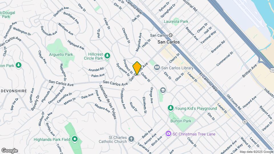1655 San Carlos Ave Mapa y Detalles de la Ubicación