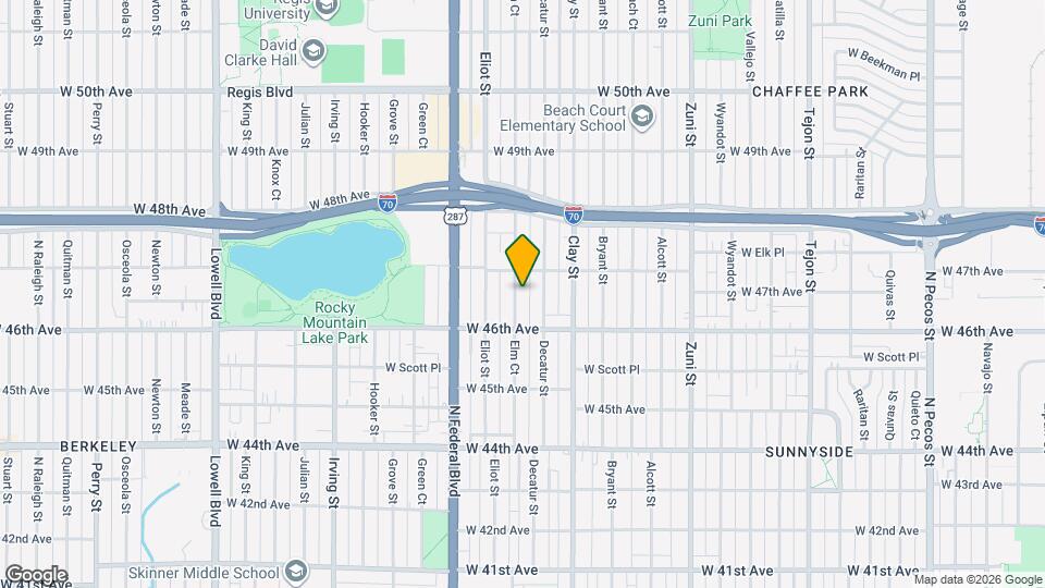 4664 Elm Ct Mapa y Detalles de la Ubicación