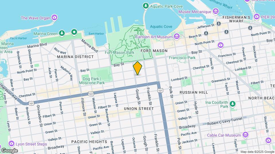 1490 Chestnut St Mapa y Detalles de la Ubicación