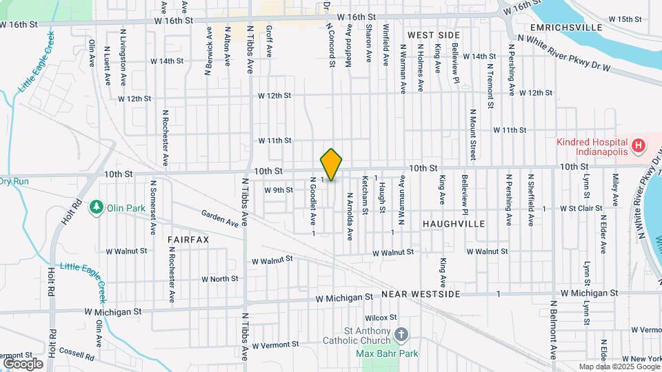 952 N Concord St Map and Location Details