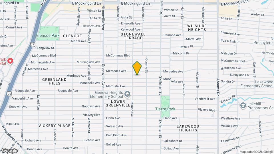 5915 Monticello Ave Map and Location Details