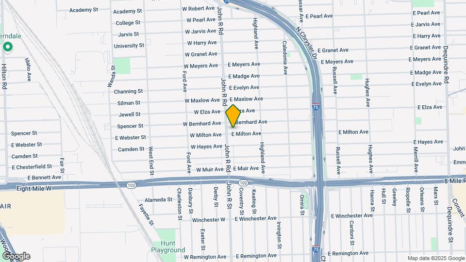 27 E Milton Ave Map and Location Details