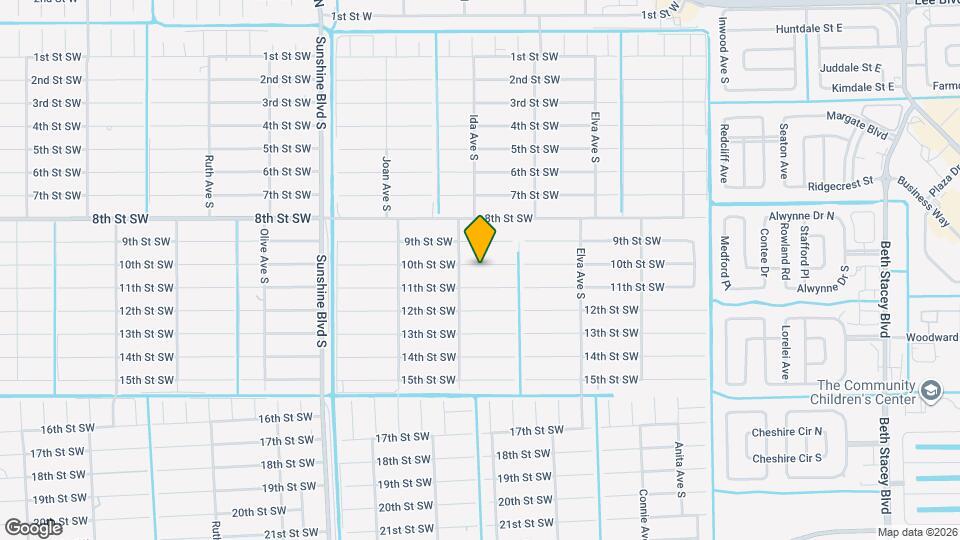 2813 10th St SW Map and Location Details
