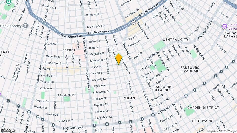 2427 Peniston St Map and Location Details