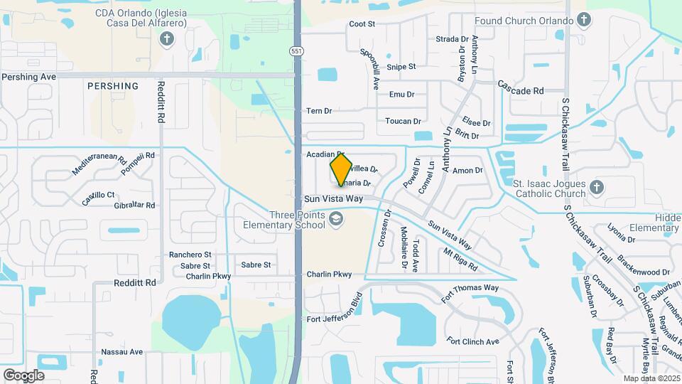 7709 Sun Vista Way Map and Location Details