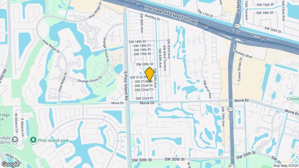 8551 SW 22nd St Map and Location Details