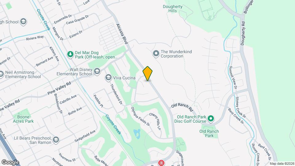 9627 Alcosta Blvd Map and Location Details