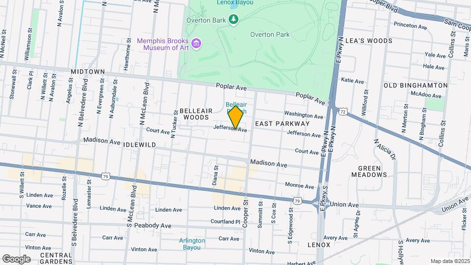 2093 Jefferson Ave Map and Location Details