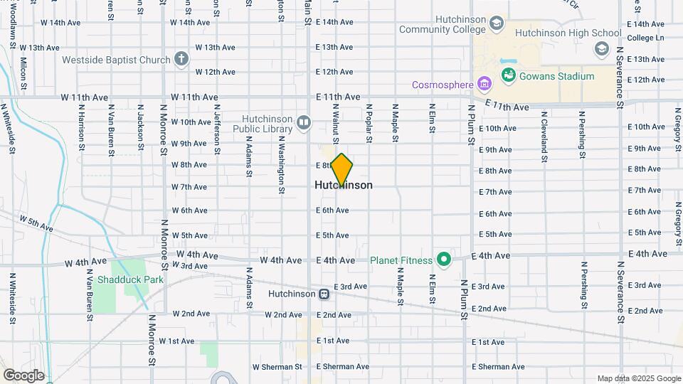 101 E 7th Ave Map and Location Details