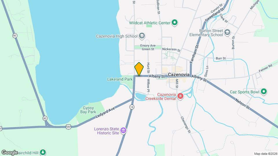 6 Albany St Map and Location Details