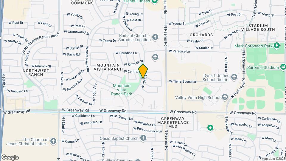 15716 N 156th Ln Map and Location Details