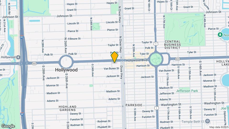 Hollywood East Map and Location Details