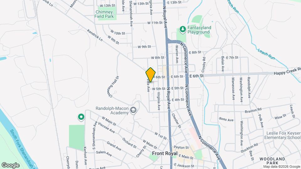 515 Villa Ave Map and Location Details