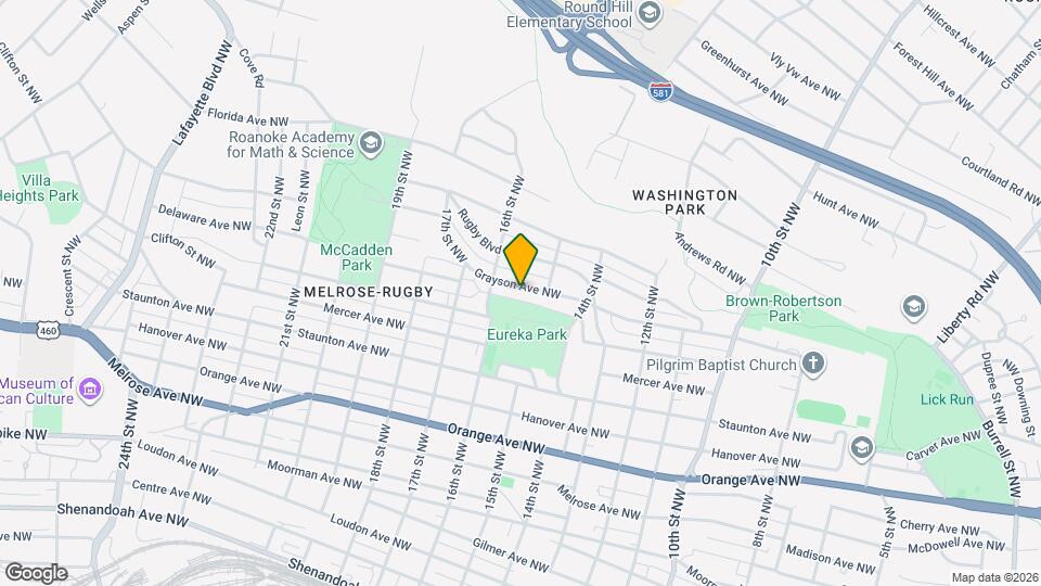 1522 Grayson Ave NW Map and Location Details