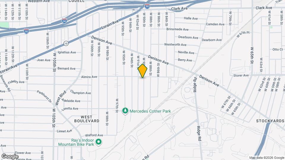 3372 W 90th St Map and Location Details