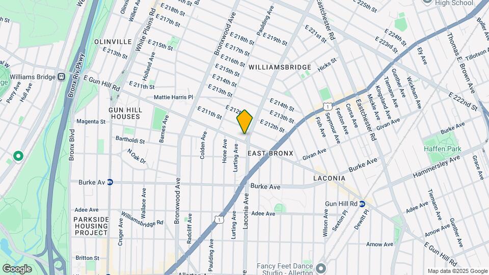 3507 Laconia Ave Map and Location Details