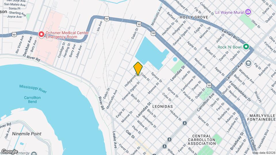 8927 Hickory St Mapa y Detalles de la Ubicación