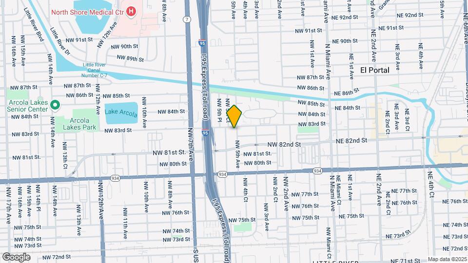 8290 NW 5th Ave-Unit -8290 Map and Location Details