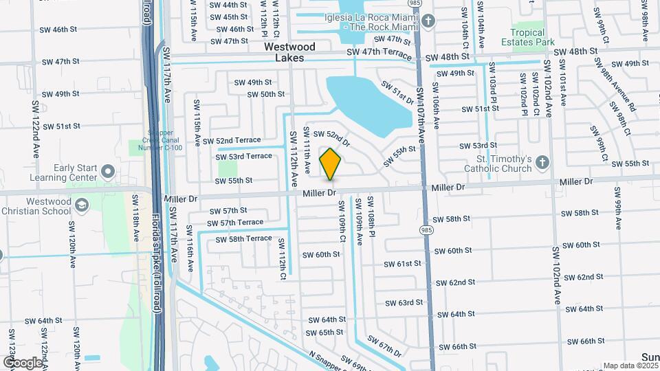 11001 SW 56th St-Unit -1 Map and Location Details
