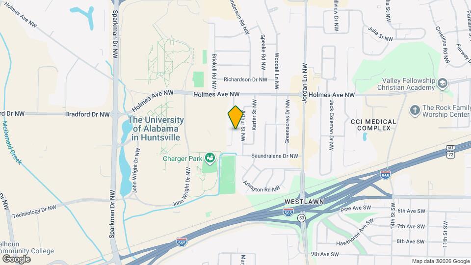 608 Austin Dr NW Map and Location Details
