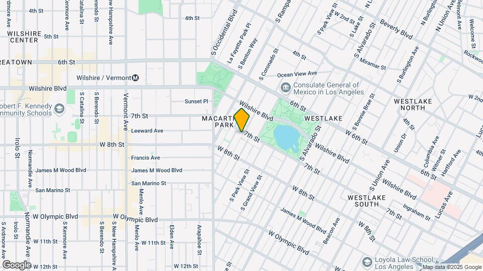 2520 W 7th St Map and Location Details