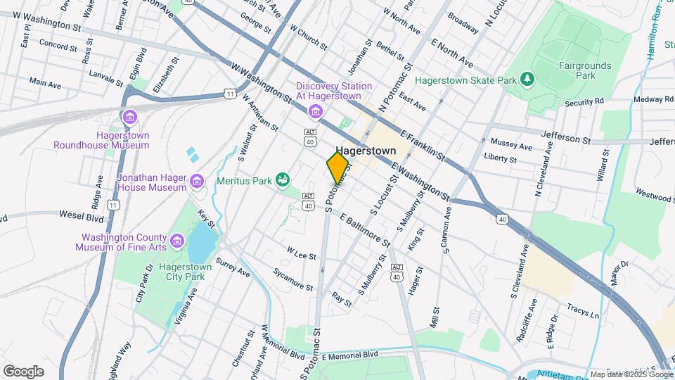 130 S Potomac St Map and Location Details