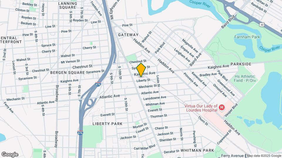 1127 Liberty St Map and Location Details