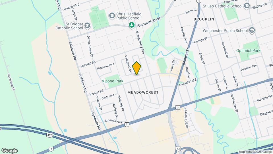 58 Vipond Rd Map and Location Details
