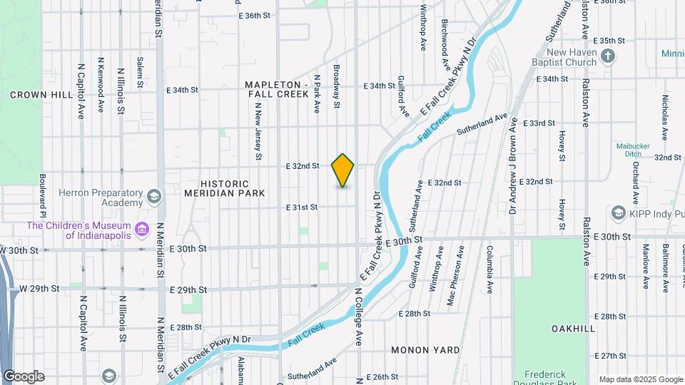 3123 Broadway St Map and Location Details