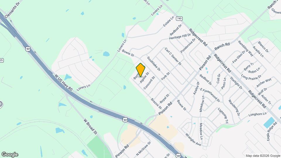 907 Alpine St Map and Location Details