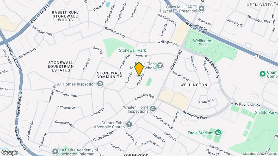 3233 Saxon Dr Map and Location Details