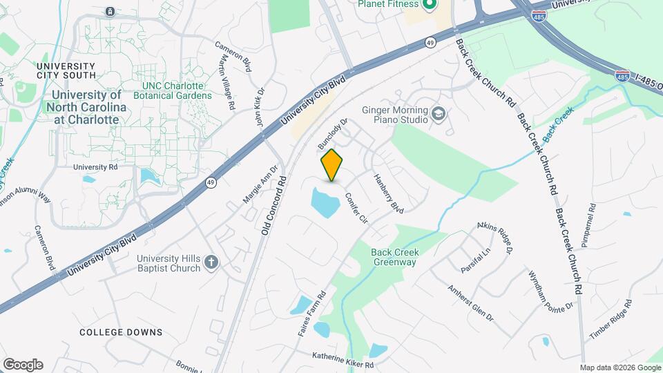 1816 Conifer Cir Mapa y Detalles de la Ubicación