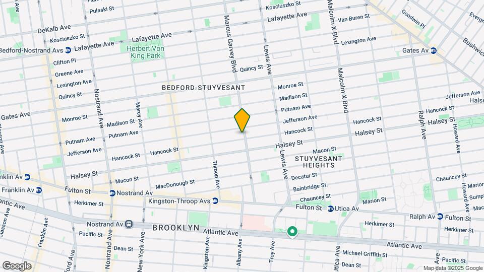 380 Marcus Garvey Blvd Map and Location Details