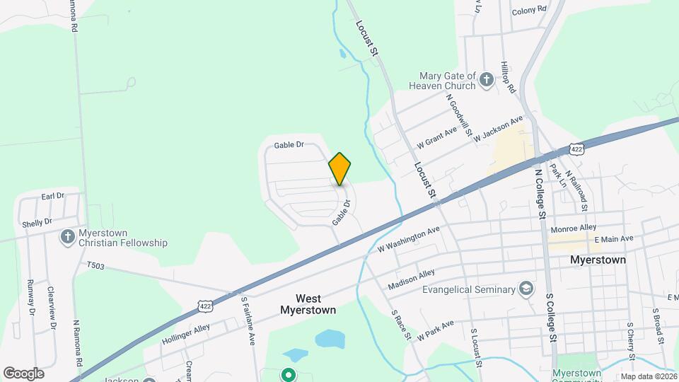 150 Gable Dr Mapa y Detalles de la Ubicación